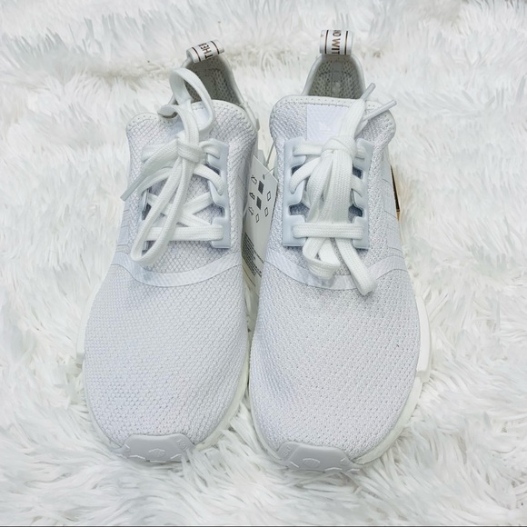 Adidas NMD R1 White Copper Metallic Gold - Picture 4 of 6